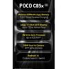 POCO C85x 5G Smartphone, Elite Black, 6.9 Inch Display, 32MP Dual AI Camera, 6300mAh Battery, 64GB Storage, 4GB RAM, Android 16